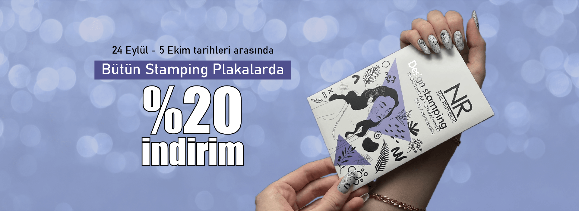 Stamping Plakalarda %20 İndirim