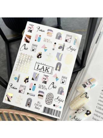 Tırnak Stickerı LAK F101
