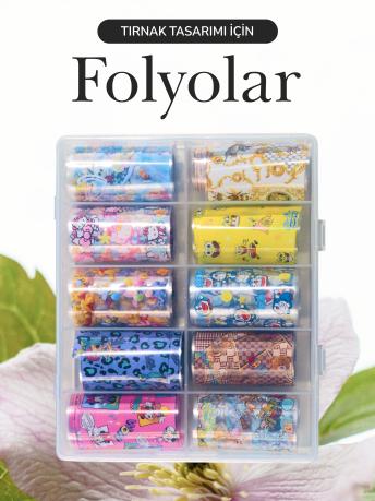 Desenli Folyo Set