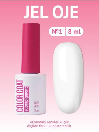 ELITE STYLE Jel Kalıcı Oje 01 8 ml