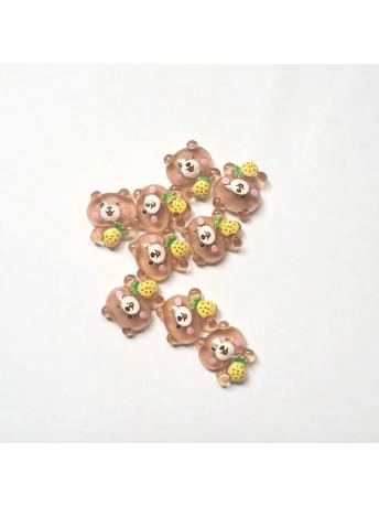 Kahverengi Ayıcık 3D Charm 05