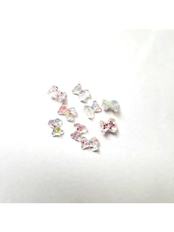 Renkli Pullu, Şeffaf Ayıcık 3D Charm 04